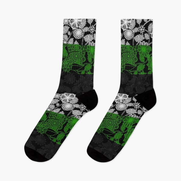 Item preview, Flight Over Flowers of Fantasy - Neutrois Pride Flag designed and sold by StephOBrien.