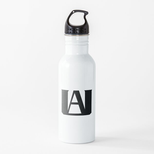 UA Logo black Water Bottle