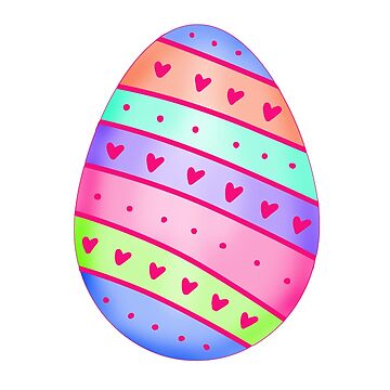 single easter egg, clipart