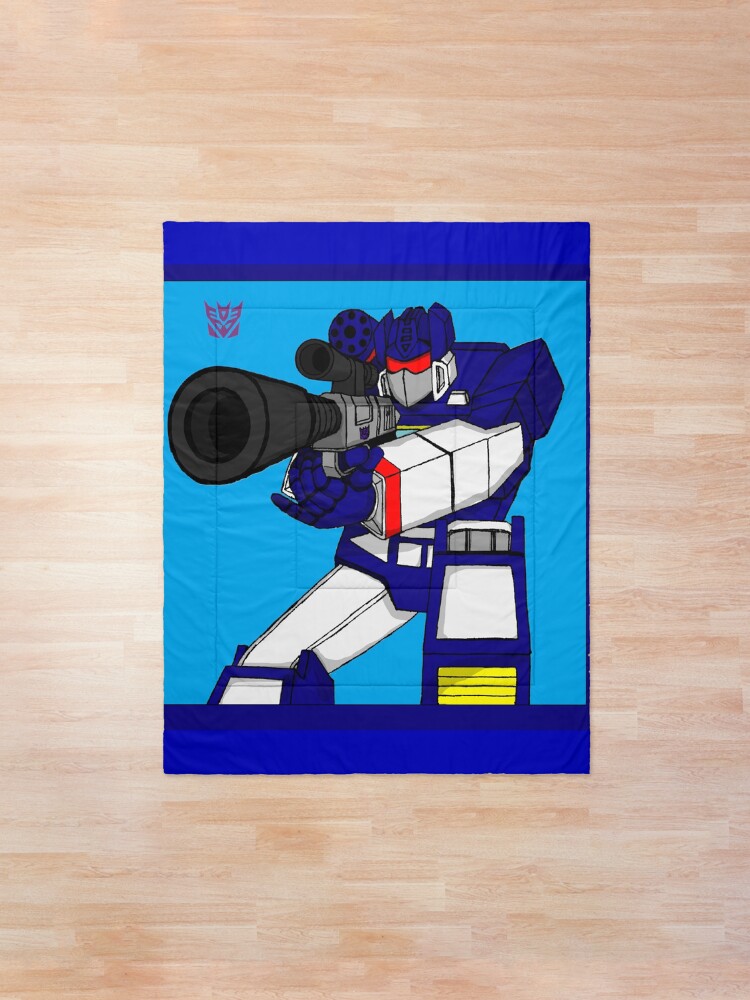 Alternate view of Transformers Soundwave Comforter
