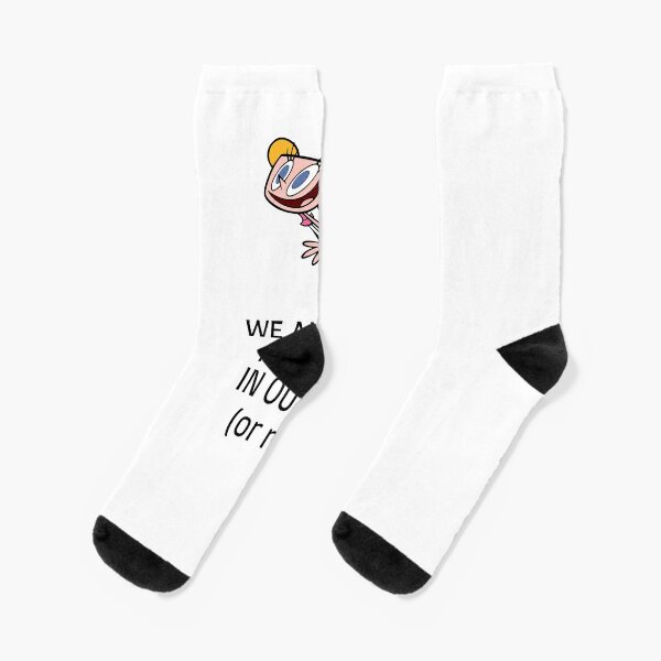 Socks Colourful Cartoon Novelty Dexters Labrotary Adult 7-11 Cotton Funny 