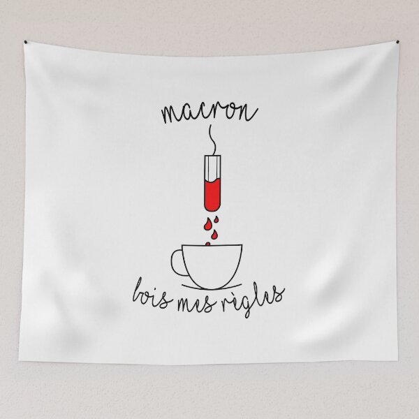 Item preview, Macron Bois Mes Règles (en anglais) designed and sold by corrochdesigns.