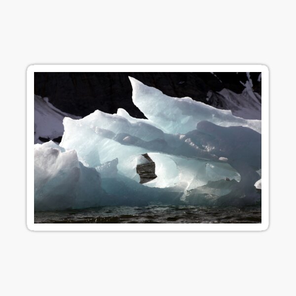 Icebergs Ahead Sticker