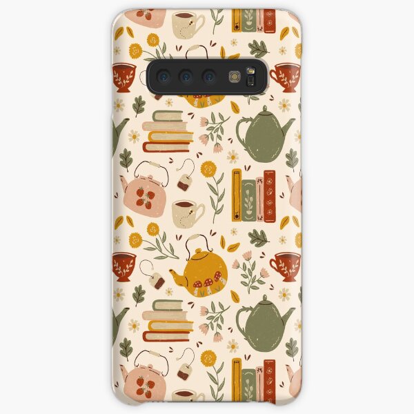 Flowery Books and Tea Samsung Galaxy Snap Case