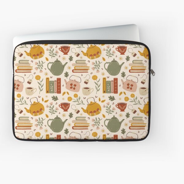 Vista previa del artículo con la obra «Libros floridos y té», diseñado y vendido por ohjessmarie.
