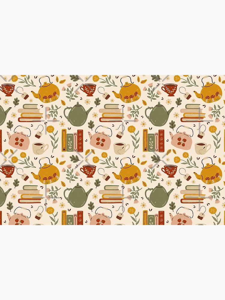 Flowery Books and Tea by ohjessmarie