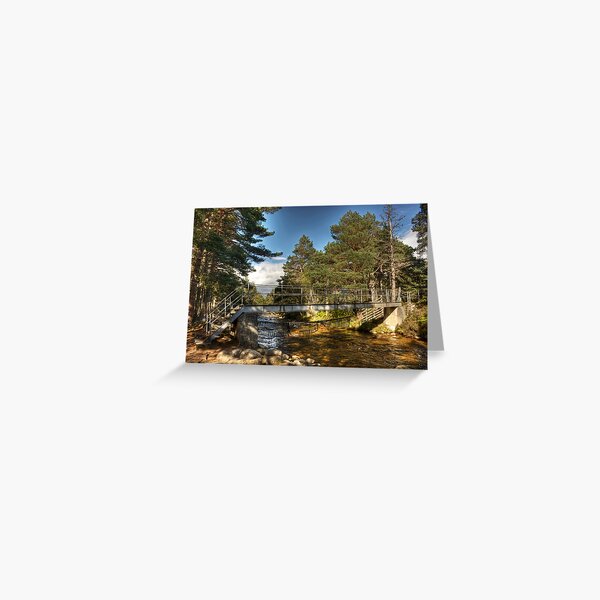The Cairngorm Club Footbridge Greeting Card