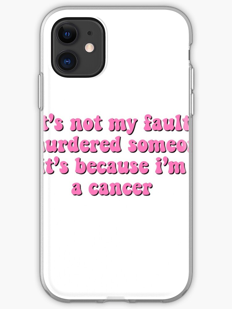 cancer zodiac iPhone Case