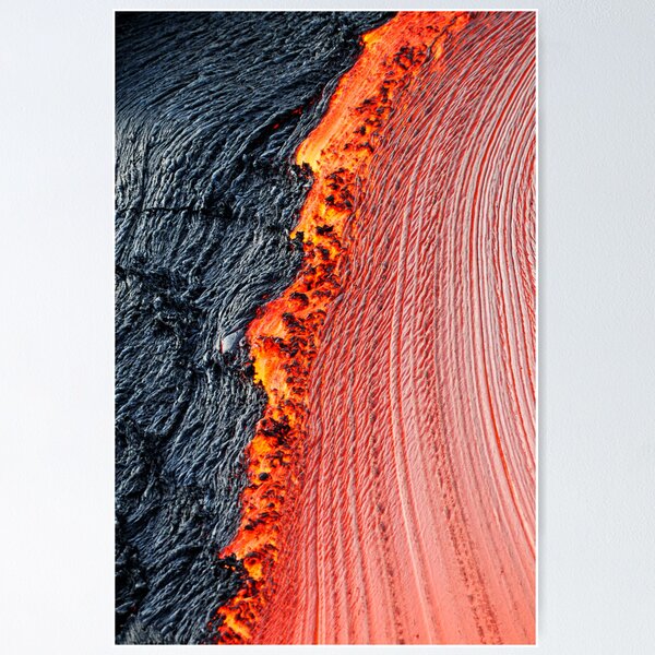 Item preview, River of molten lava, close-up, Kilauea Volcano, Hawaii Islands, United States designed and sold by Sami Sarkis.