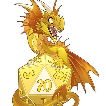 Artwork thumbnail, Dice Dragon - Nat20 by PencilCat