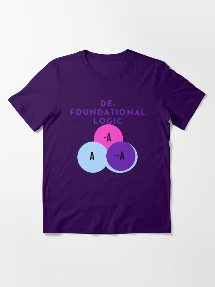 Essential T-Shirt, DE-FOUNDATIONAL LOGIC designed and sold by RetinalKandy