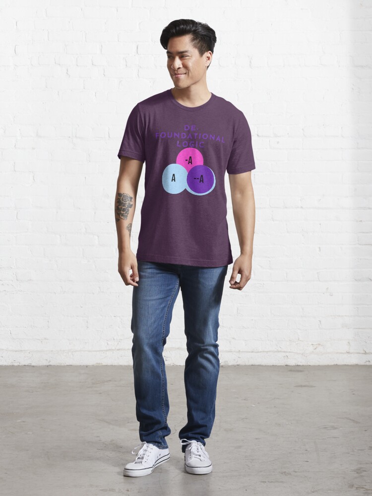 Thumbnail 5 of 7, Essential T-Shirt, DE-FOUNDATIONAL LOGIC designed and sold by RetinalKandy.