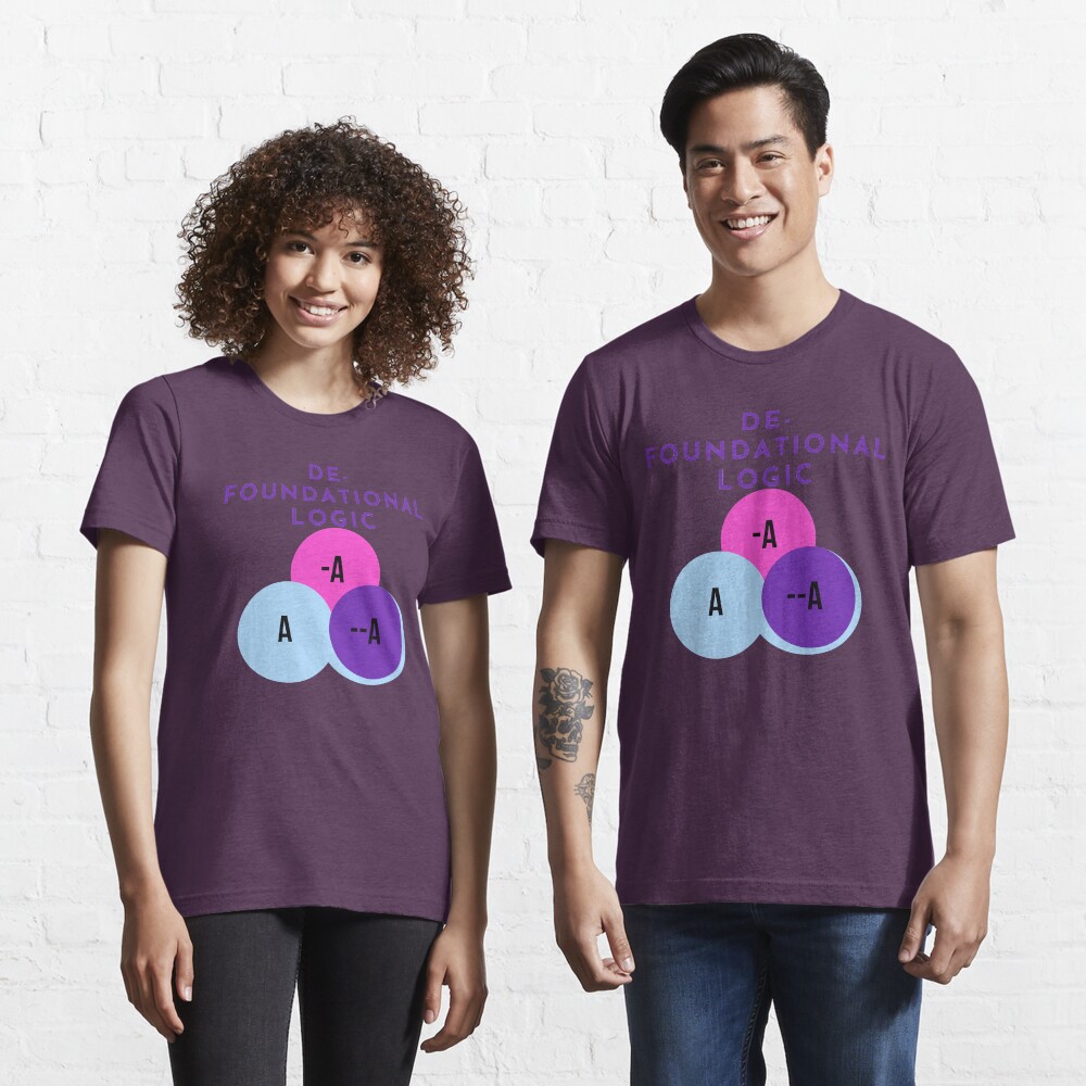 DE-FOUNDATIONAL LOGIC Essential T-Shirt