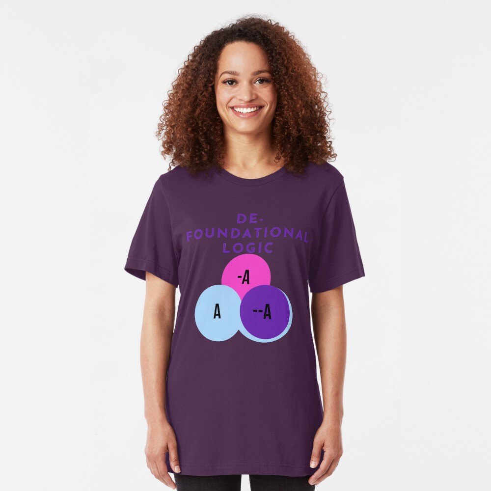 DE-FOUNDATIONAL LOGIC Slim Fit T-Shirt