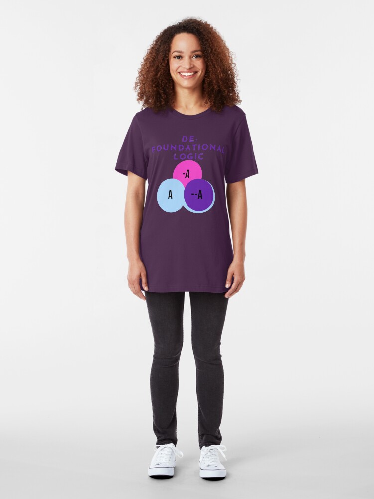 Alternate view of DE-FOUNDATIONAL LOGIC Slim Fit T-Shirt