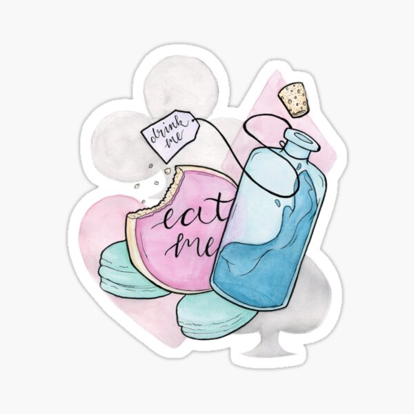 Drink Me Stickers for Sale, Free US Shipping