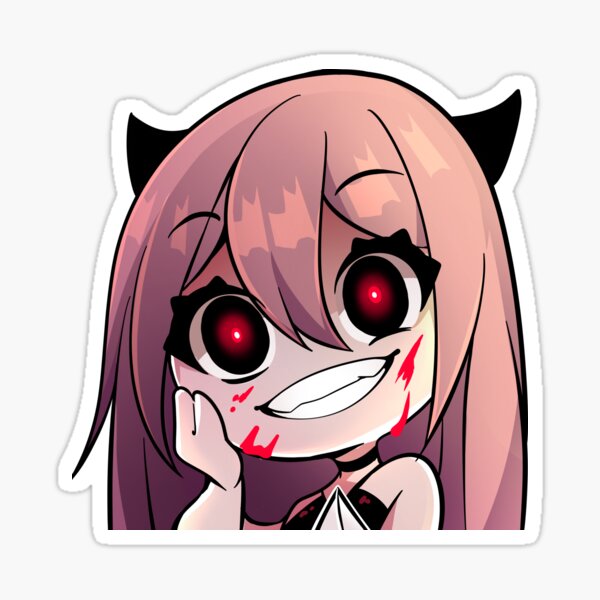 yandere girl stickers  redbubble