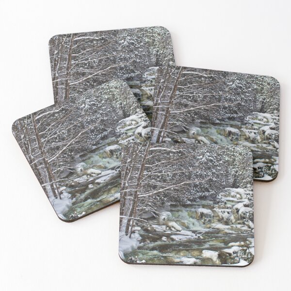Item preview, Snowy Stockbridge Falls designed and sold by dave-settle.