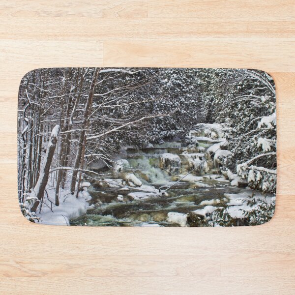 Item preview, Snowy Stockbridge Falls designed and sold by dave-settle.