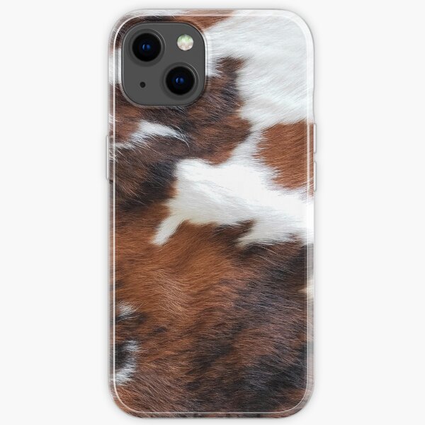 Cowhide Rodeo Western Country Living iPhone Soft Case