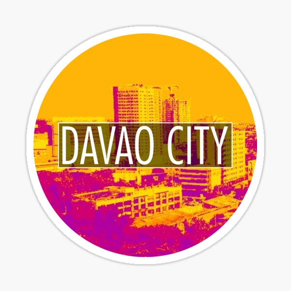 "Davao City Philippines" Sticker for Sale by Feelklin Redbubble