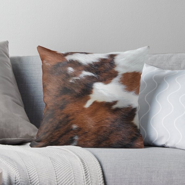Rodeo en peau de vache Western Country Living Coussin