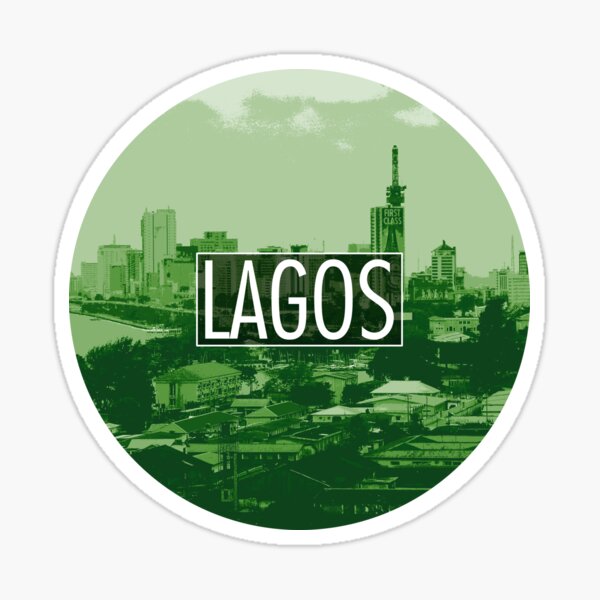 "Lagos Nigeria" Sticker by Feelklin Redbubble