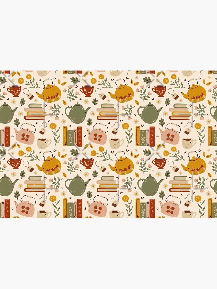 Flowery Books and Tea by ohjessmarie