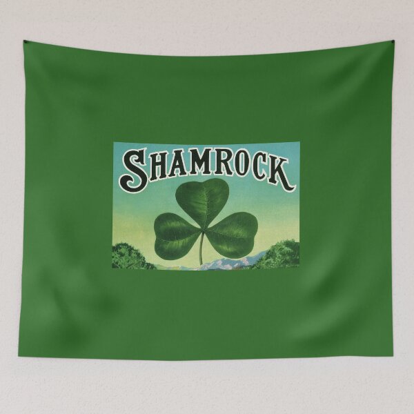 Item preview, Vintage Fruit Label Crate Label / Shamrock designed and sold by FuzzyHoney.