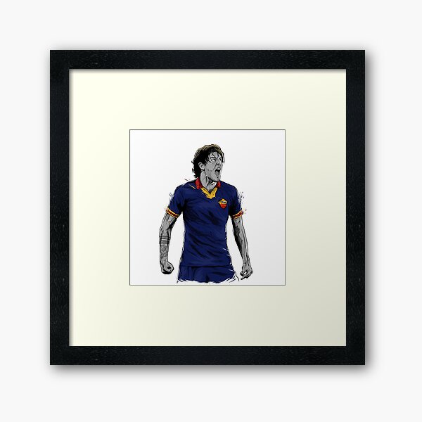 Nicolo Zaniolo Illustration Framed Art Print