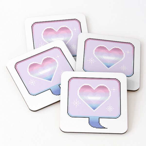 Item preview, Bigender Pride Heart Speech Bubble designed and sold by MetallicWings15.