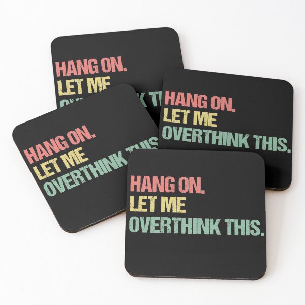 Item preview, Hang on Let me Overthink This Funny Saying Gift Retro T-Shirt Retro Stickers Retro Posters designed and sold by Farid94.