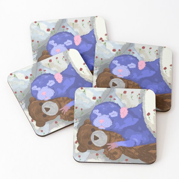 Item preview, Ah to be a rat cuddling with a teddy bear designed and sold by rarelydraws.