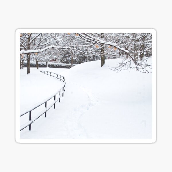 Item preview, snowy path designed and sold by dave-settle.