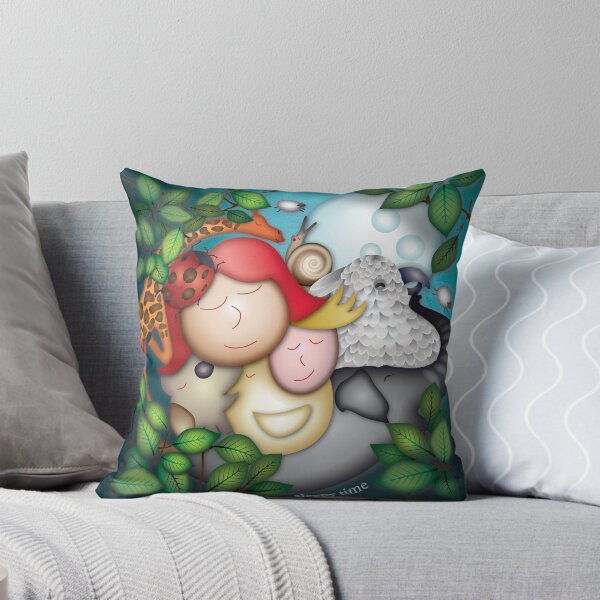 Item preview, Sleepy Time Throw Pillow designed and sold by Gaggle.