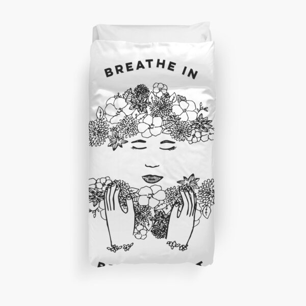 Floral Meditation Duvet Cover