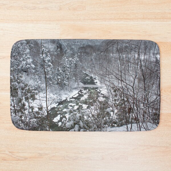 Item preview, Footbridge in winter designed and sold by dave-settle.