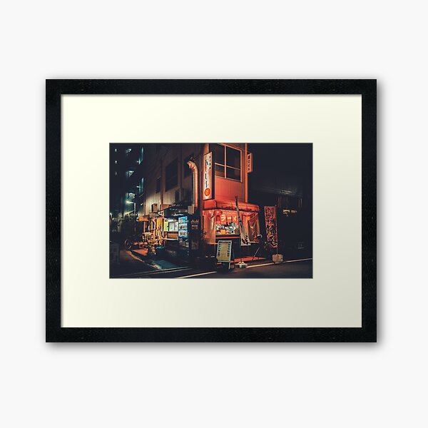 Tokyo Lo-Fi Vibes Framed Art Print