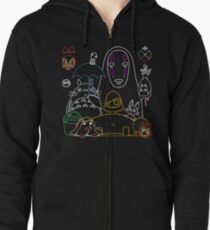 Ghibli mix v2 Veste zippée à capuche