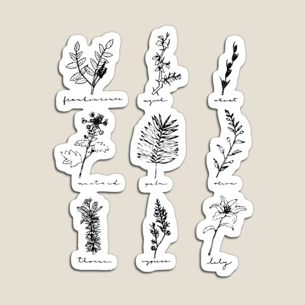 Botanicals of Christ Magnet