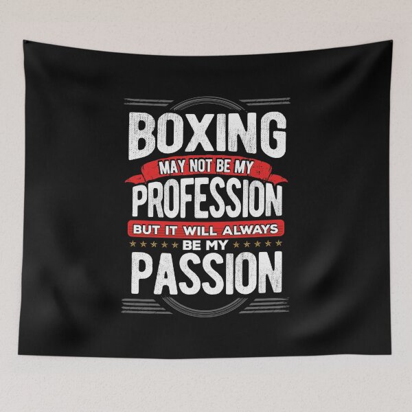 Item preview, Boxing May Not Be My Profession But Its My Hobby graphic designed and sold by RedmonsDesigns.