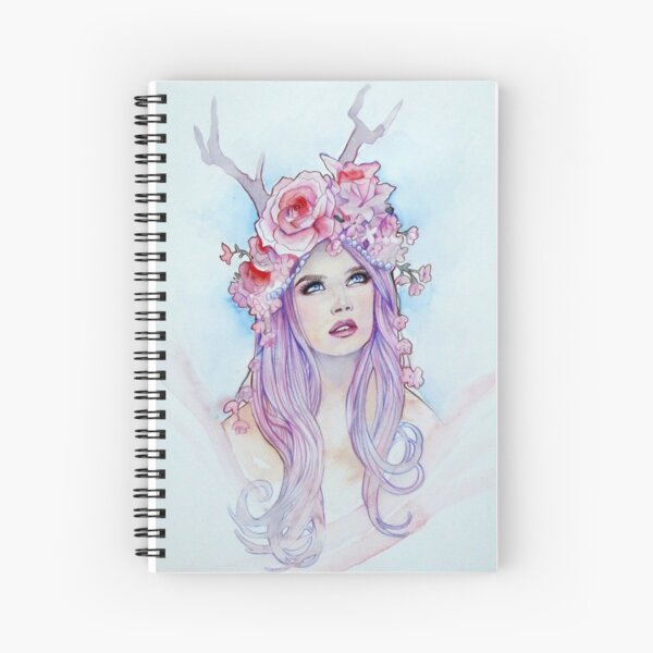Pastel Madonna Spiral Notebook