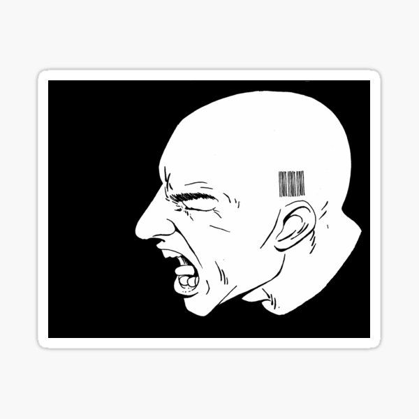Scream Sticker