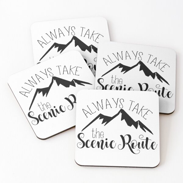 Item preview, Always take the scenic route designed and sold by shakeoutfitters.