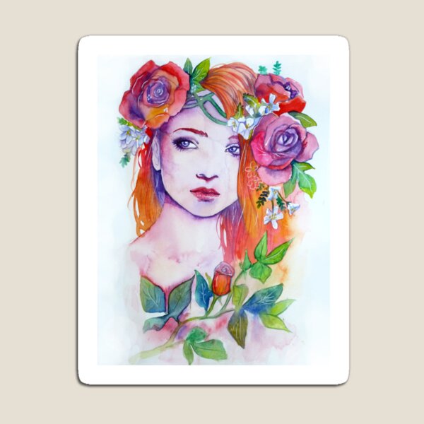 Purple Thorns Magnet