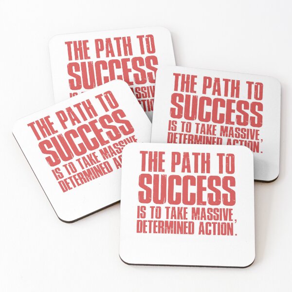 Item preview, The Path To Success Is To Take Massive, Determined Action designed and sold by Capiral Bucketlist.