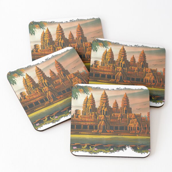 Aperçu de l'œuvre Angkor Wat - Cambodia - painting créée et vendue par 180stays.