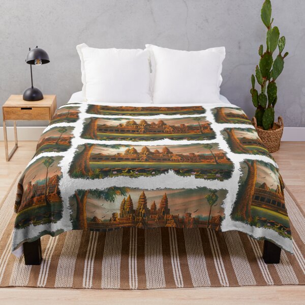 Artikelvorschau, Angkor Wat - Cambodia - painting entworfen und verkauft von 180stays.