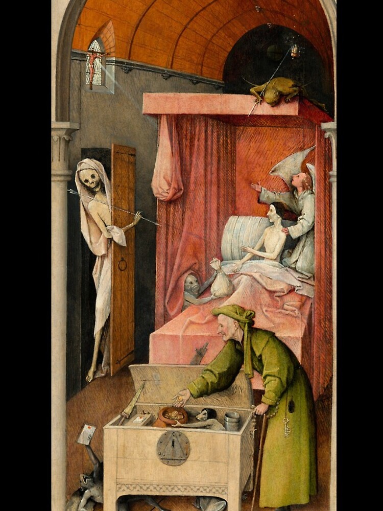 &quot;Hieronymus Bosch Death and the Miser&quot; iPhone Case &amp; Cover by