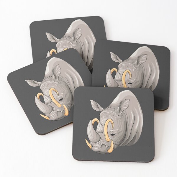 Item preview, Black Rhinoceros + Babirusa  designed and sold by FoxtonBec.